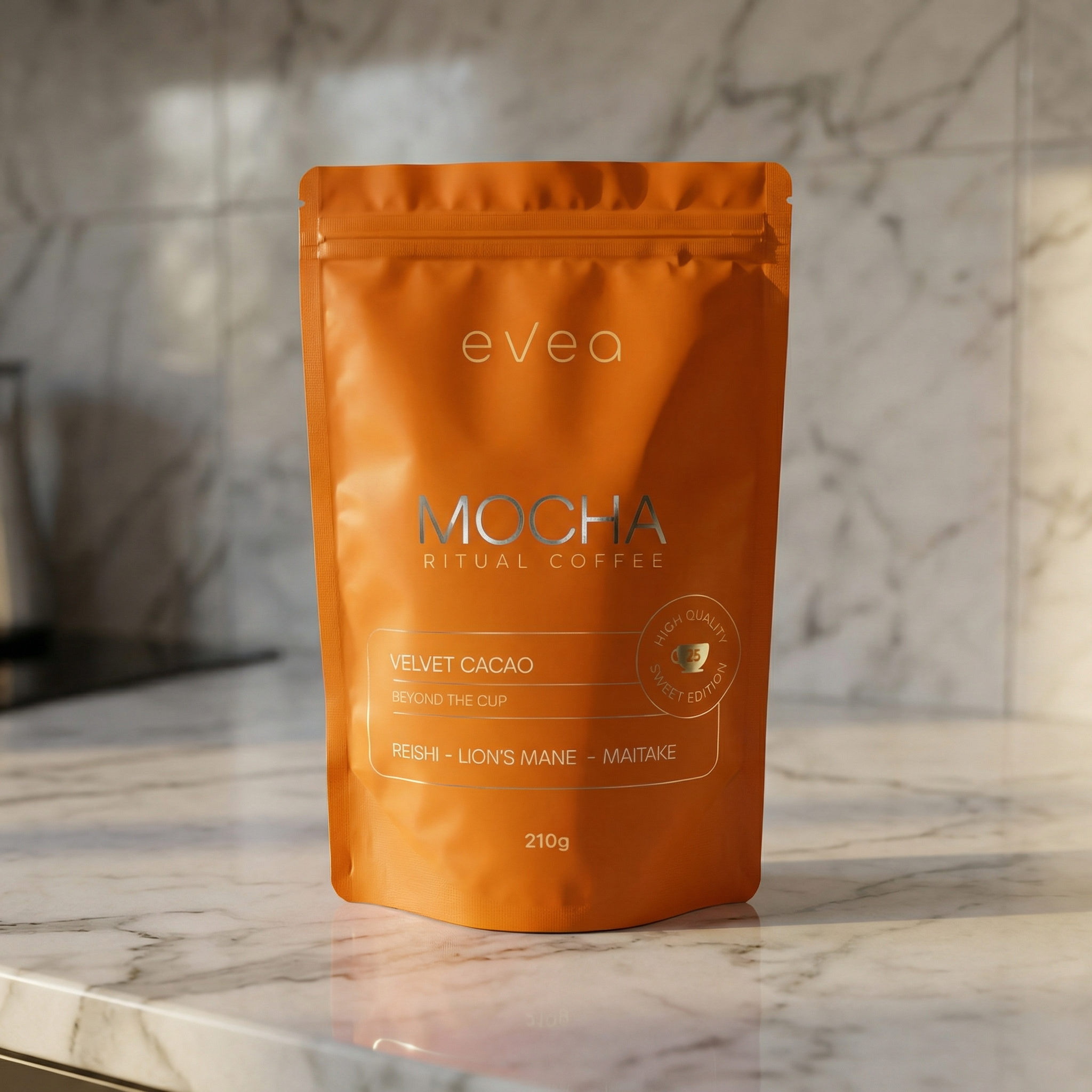 EVEA Mocha - Caffè con Cacao e Funghi Medicinali